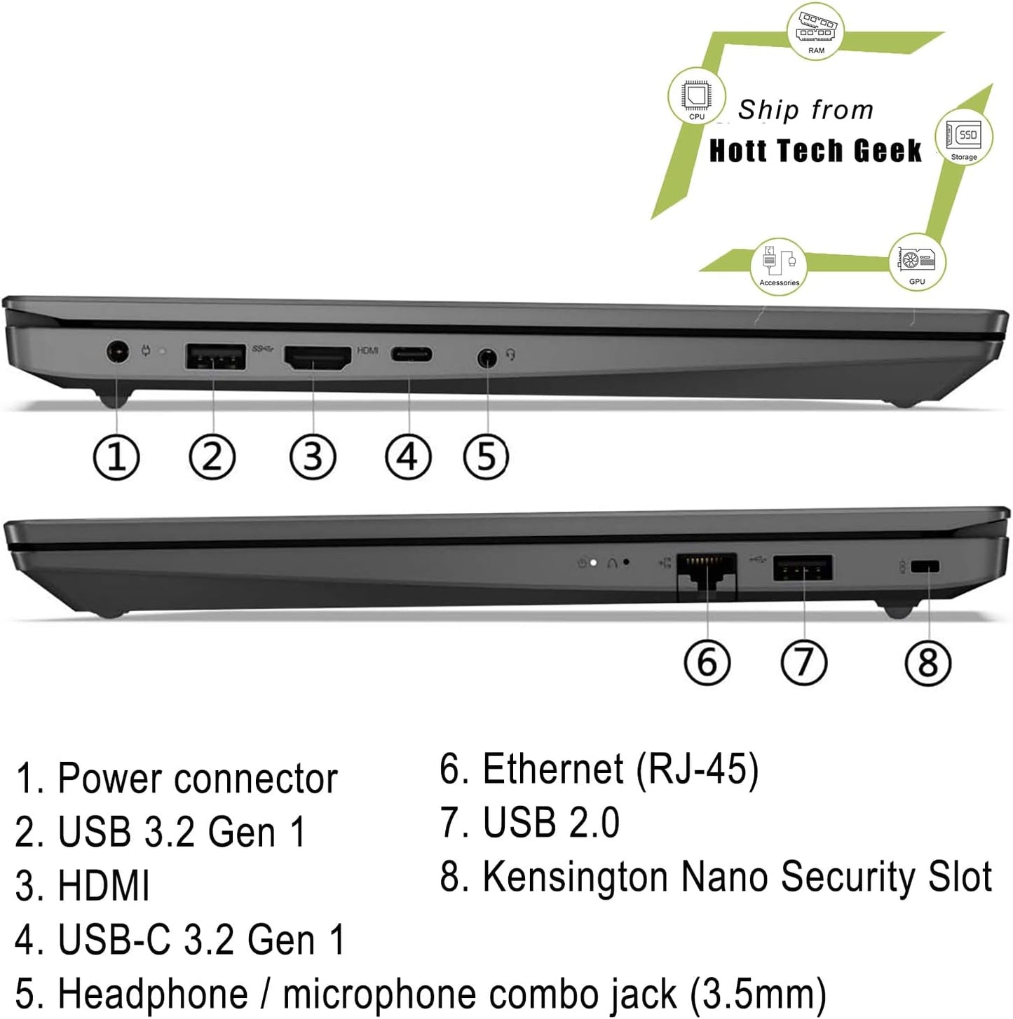 Lenovo G3 V15 i5 Laptop 24GB RAM 1TB SSD