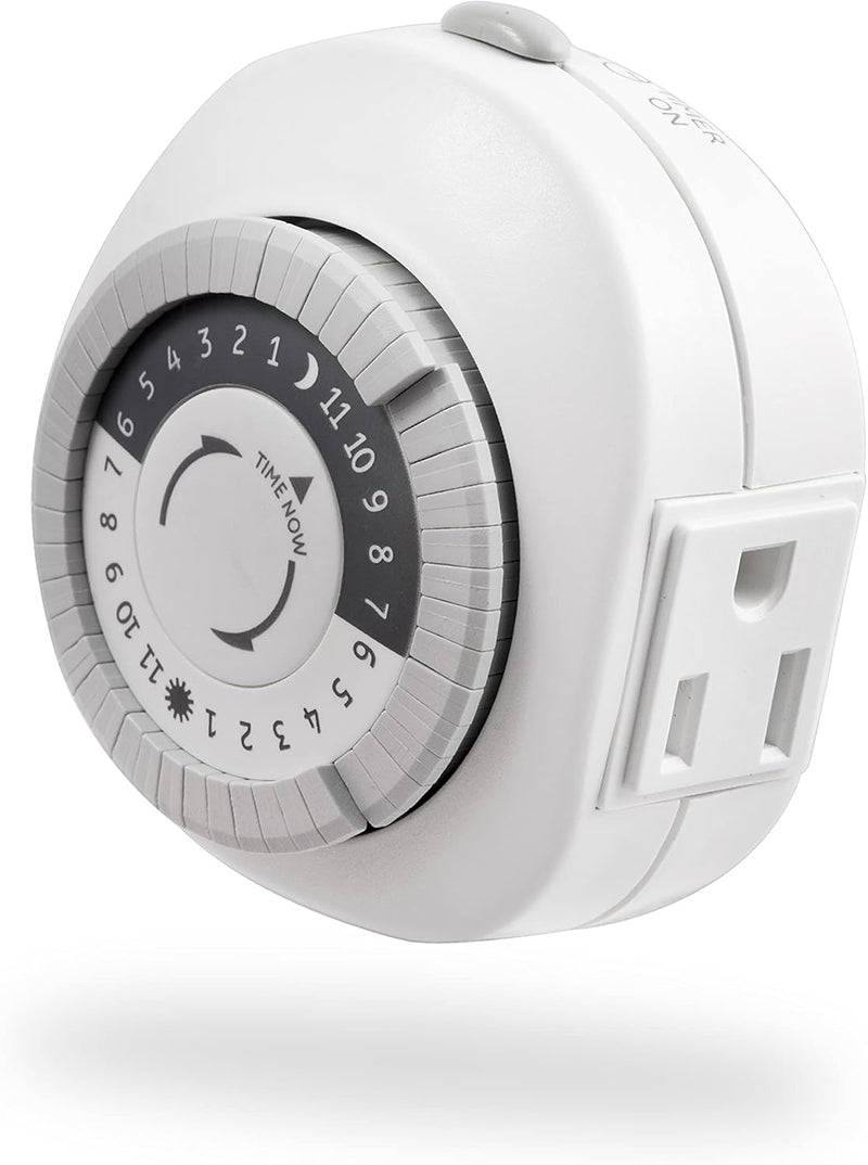 GE 15153 Heavy Duty Plug-in Timer - Grounded Outlet — main product image