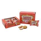 Crown Sando Strawberry Cream Cheese Sandwich Cookies