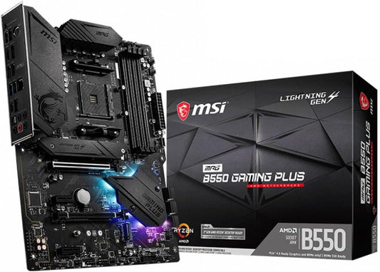 MSI MPG B550 Gaming Plus AMD AM4 ATX Motherboard