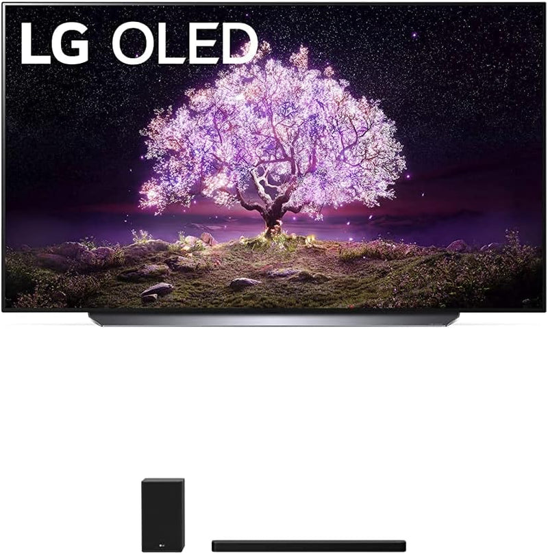 LG 77 OLEDC1 77-inch OLED TV + SP8YA Soundbar — main product image