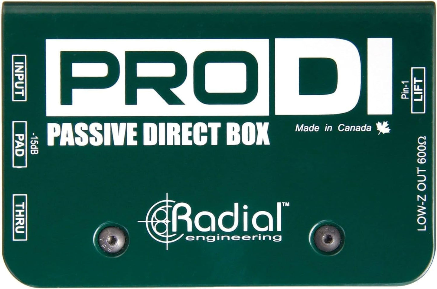 Radial Engineering R8001100 Pro DI Passive Direct Box