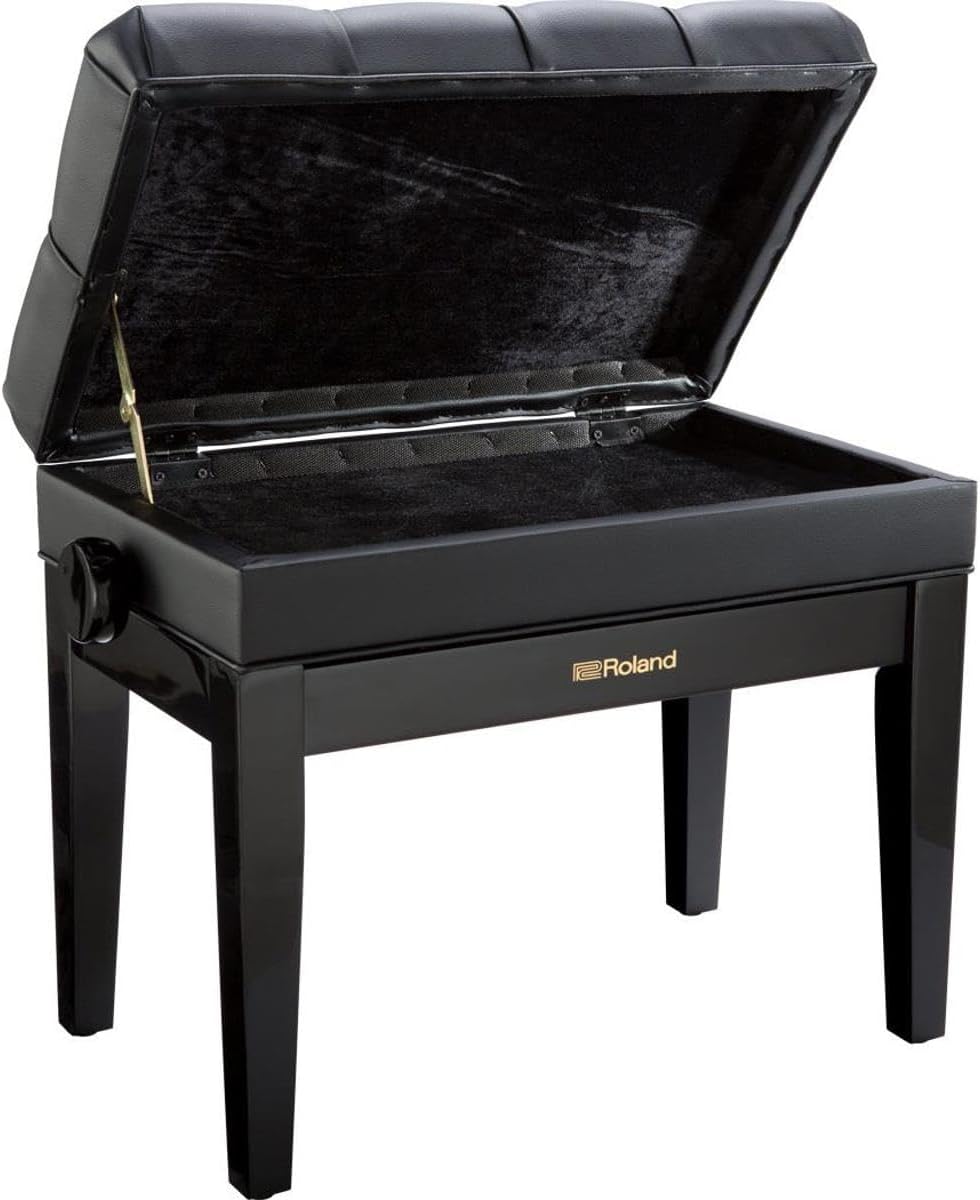 Roland RPB-500PE Adjustable Piano Bench - Polished Ebony