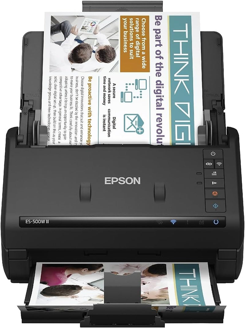 Epson ES-500W II Wireless Duplex Document Scanner — main product image