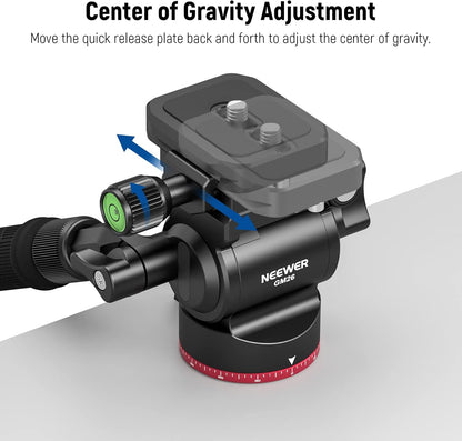 Neewer 10101837 Video Tripod Head Pan Tilt