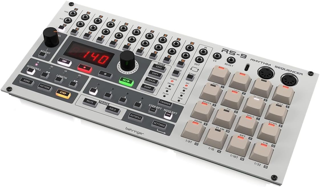 Behringer 0720-ACY86-001 RS-9 Rhythm Digital Sequencer Eurorack Module
