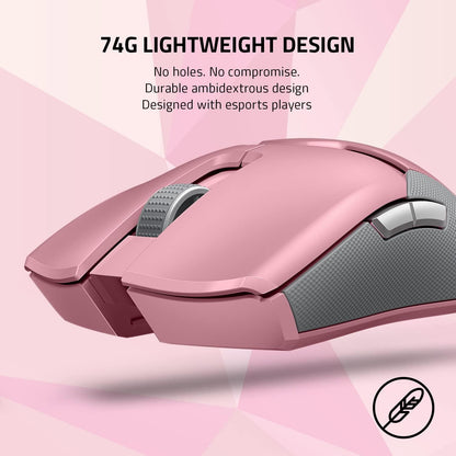 Razer RZ01-03050300-R3M1 Viper Ultimate Quartz Pink Wireless Mouse