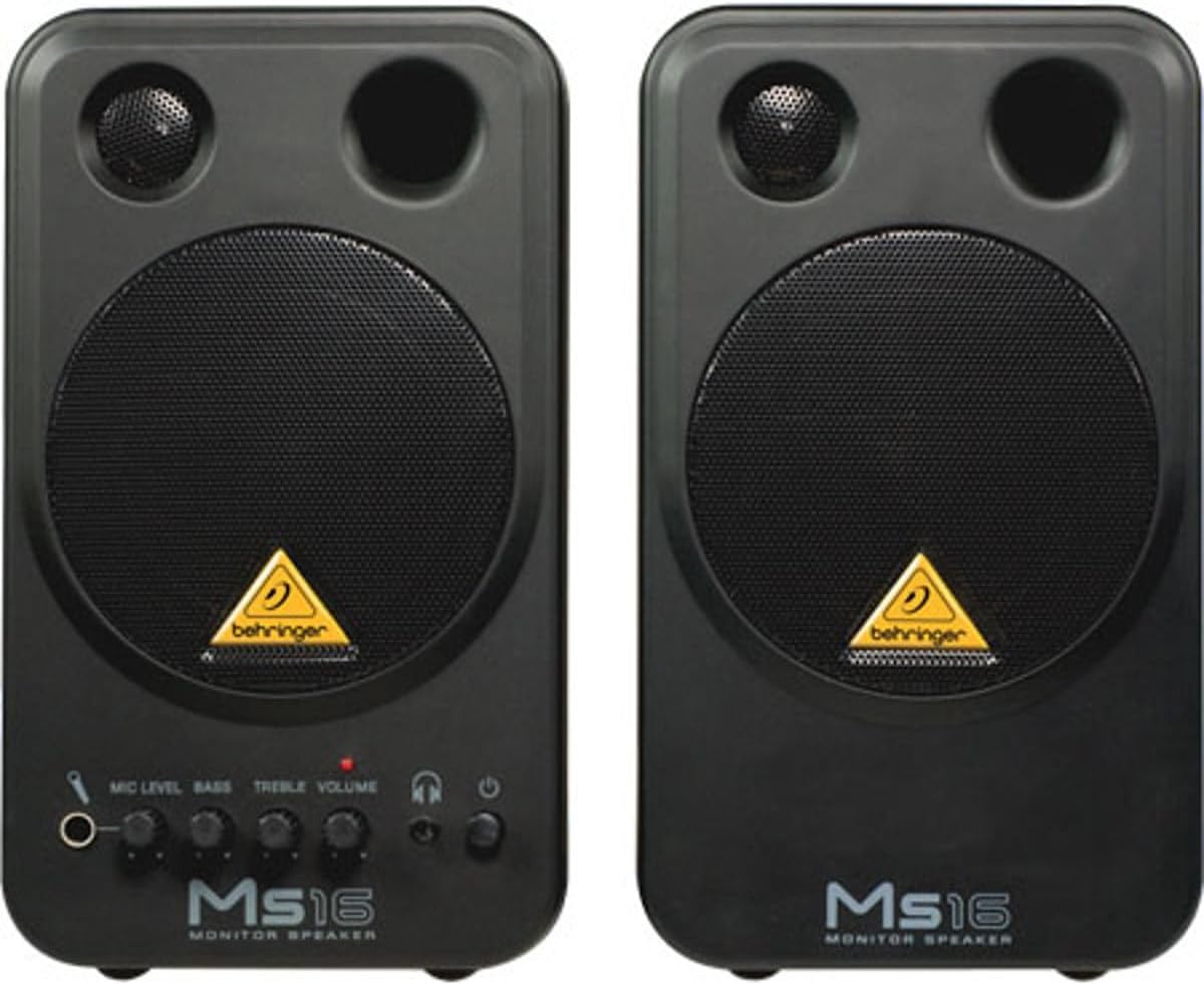 Behringer MS16 16-Watt Powered Studio Monitor System