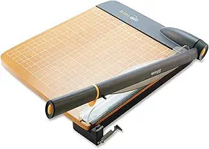 Westcott 15108 Trim Air Wood Guillotine Paper Trimmer — main product image