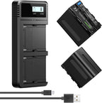 Neewer 10099654 Dual NP-F970 Battery Charger Kit