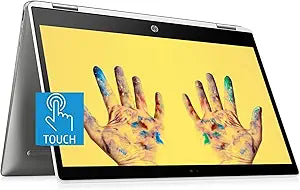HP X360 14inch Chromebook 2-in-1 Touchscreen (Renewed)