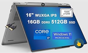 Lenovo Yoga 7i 16 2-in-1 i7 Laptop Bundle — main product image