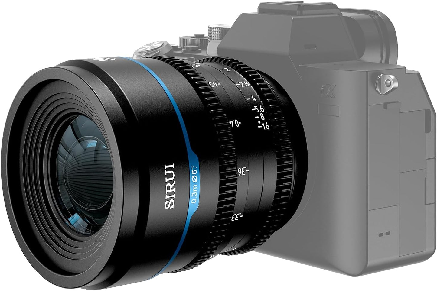 Sirui MS16L-B 16mm T1.2 Cine Lens - L Mount - Night Walker Series