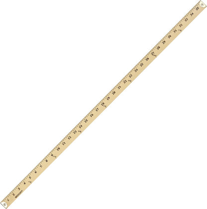 Westcott 636921-001 Wooden Yardstick with Brass Ends
