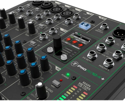 Mackie ProFX6v3+ 6-Channel Analog Mixer USB Bluetooth Bundle