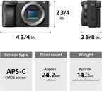 Sony a6400 4K Camera with Lenses Accessory Kit