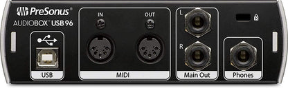 PreSonus AudioBox 96 Studio Recording Bundle Studio One