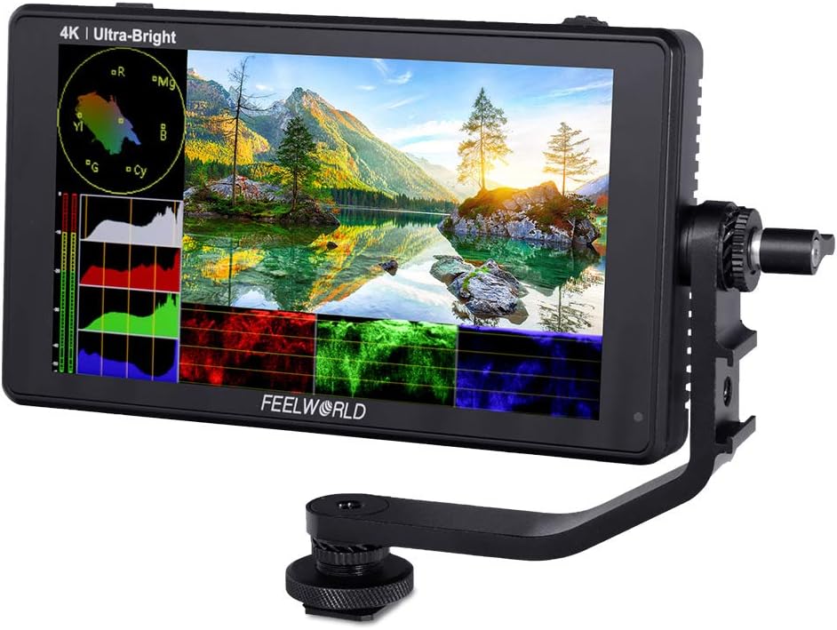 FEELWORLD SA-FW759 LUT6 6" 2600nits 4K HDMI Camera Monitor