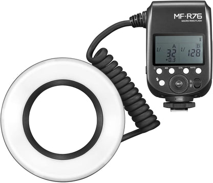 Godox MF-R76 Macro Ring Flash for Sony Canon Nikon Fuji
