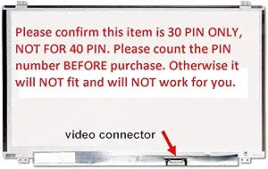 Dell LED-1366-768-15.6-(TG)-T110 Inspiron 15 3000 LCD Screen