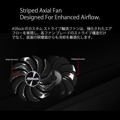 ASRock 90-GA3JZZ-00UANF Challenger ARC A580 8G GDDR6 Graphics Card