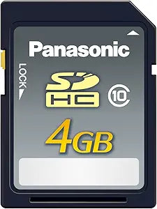 Panasonic RP-SDRB04GAK 4GB SD Memory Card Silver