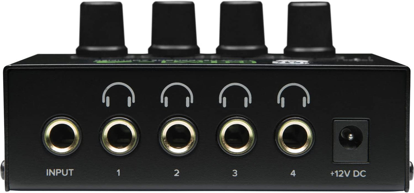 Mackie HM-4 4-Way Headphone Amplifier Bundle