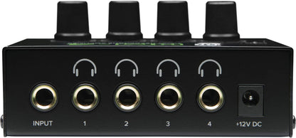 Mackie HM-4 4-Way Headphone Amplifier Bundle
