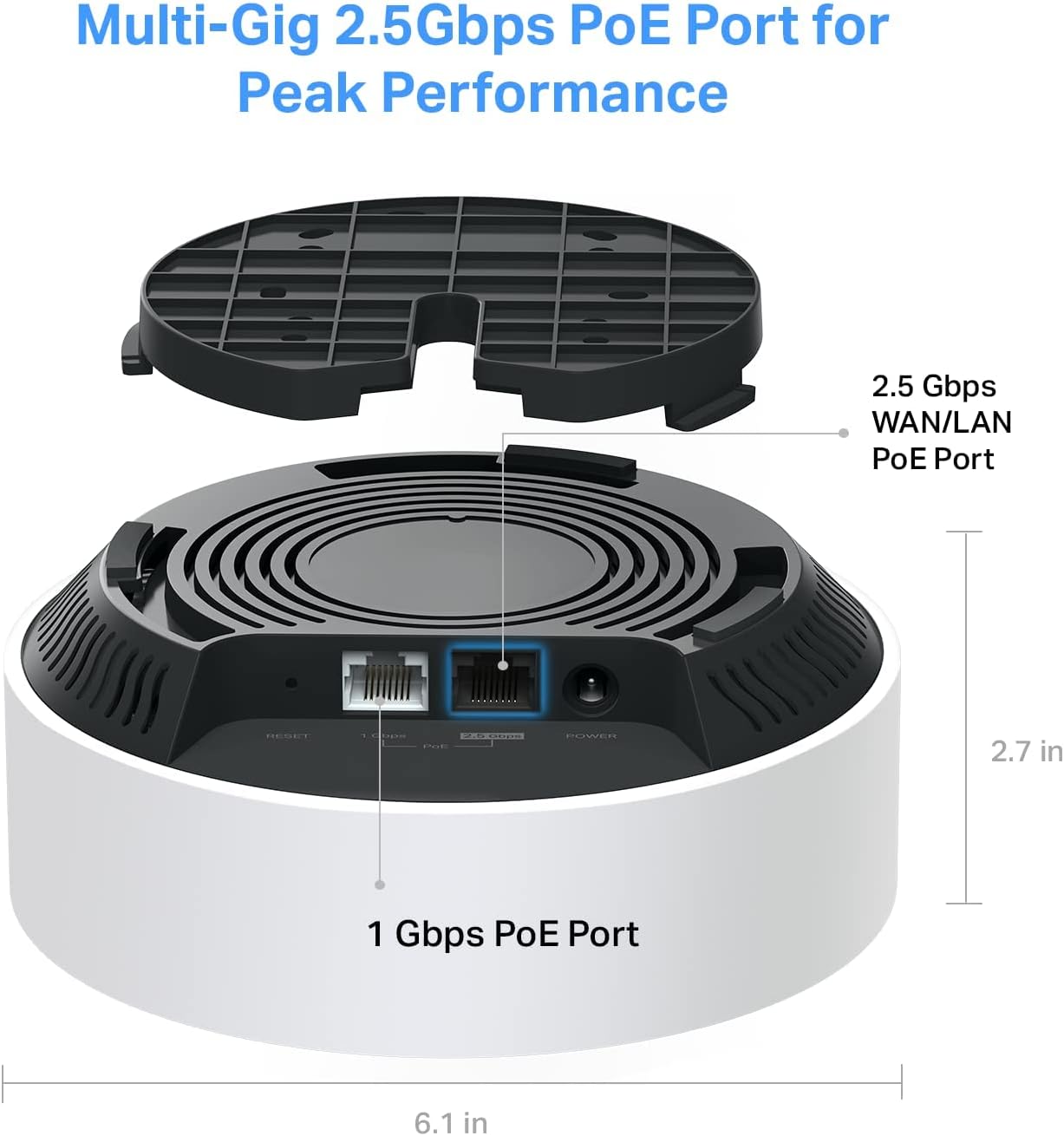 TP-Link Deco X50-PoE(3-pack) AX3000 PoE Mesh WiFi System
