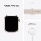 Apple Watch Series 7 [GPS 41mm] Starlight Aluminum