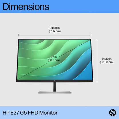 HP E27 G5 27" Full HD IPS Monitor