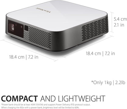 ViewSonic M2E-CR Portable 1080p Projector Harman Kardon