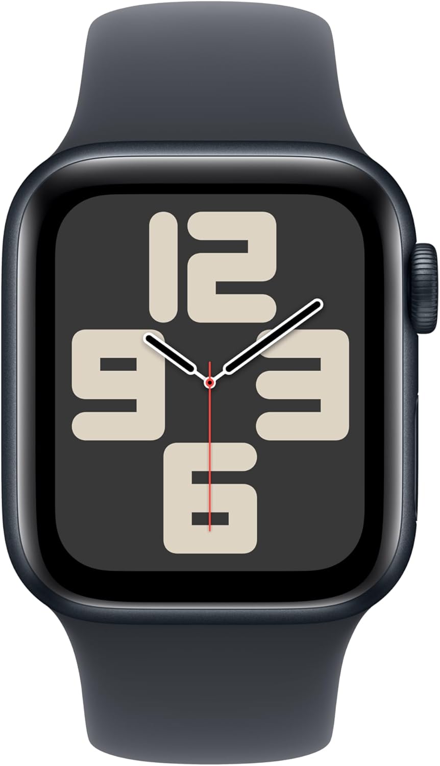 Apple MXE73LL/A Watch SE (2nd Gen): GPS 40mm, Midnight Aluminum