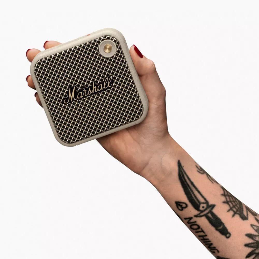 Marshall 1006294 Willen Cream Portable Bluetooth Speaker