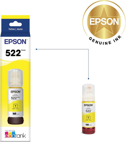 Epson T522420-S 522 EcoTank Yellow Ink Bottle