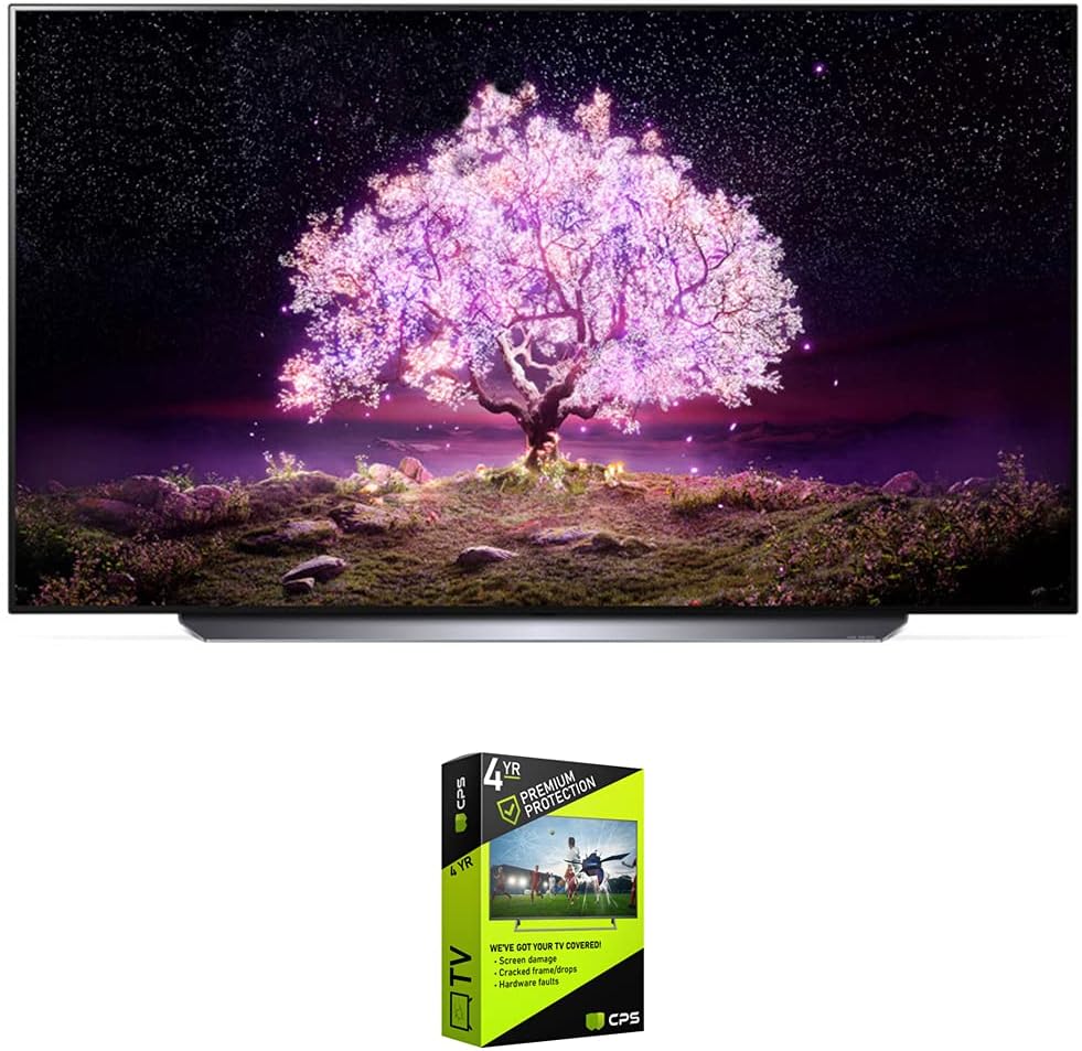 LG E94LGOLED55C1PUB 55" 4K Smart OLED TV Bundle