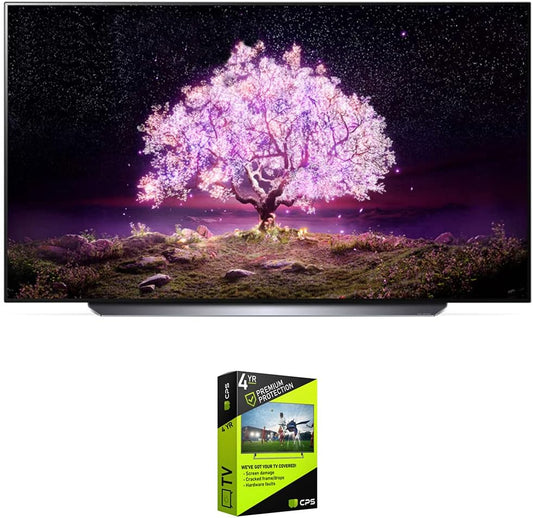 LG OLED83C1PUA 83" 4K Smart OLED TV AI ThinQ Bundle