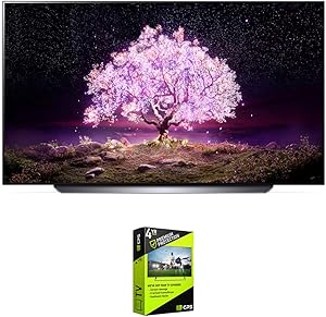 LG OLED83C1PUA 83-Inch 4K Smart OLED TV Bundle