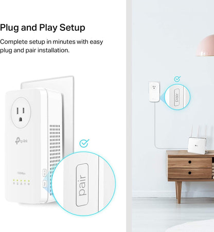 TP-Link TL-WPA8631P Kit AV1300 Powerline WiFi Renewed