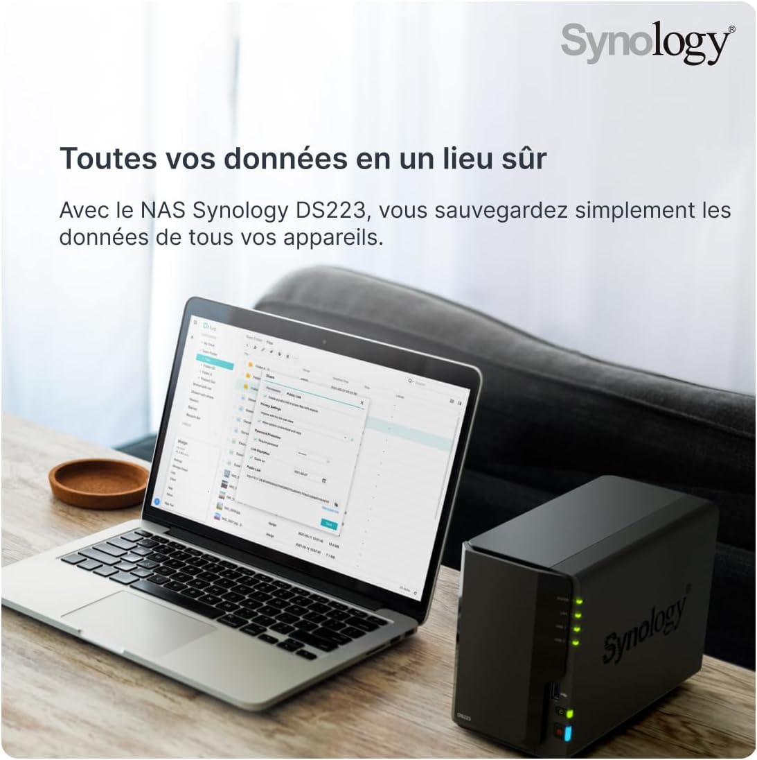 Synology DS223 DiskStation 2-Bay NAS