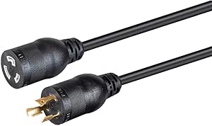 Monoprice 135066 12ft Heavy Duty Locking Extension Cord 20A