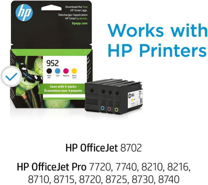 HP X4E07AN#140 952 Original Ink Cartridge Combo Pack