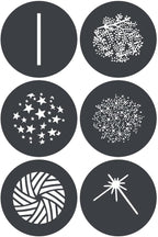 Godox GP-GS3 Spotlight Gobo Set - 6 Pack