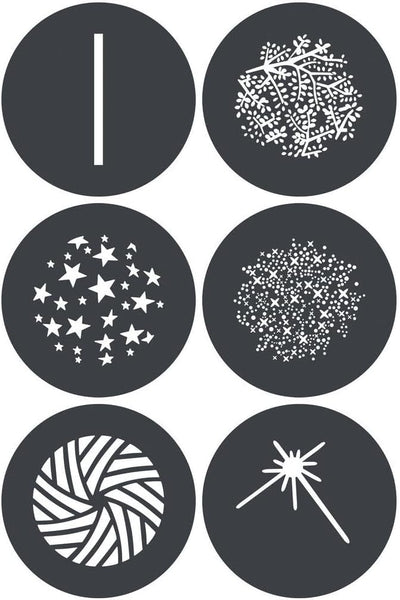 Godox GP-GS3 Spotlight Gobo Set - 6 Pack