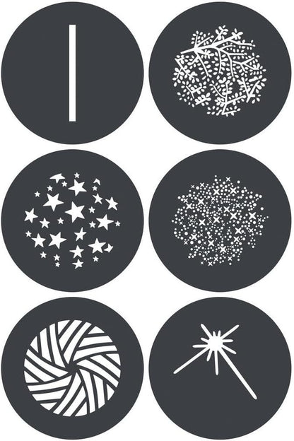 Godox GP-GS3 Spotlight Gobo Set - 6 Pack