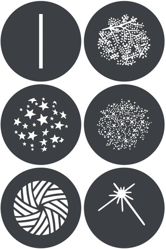 Godox GP-GS3 Spotlight Gobo Set - 6 Pack