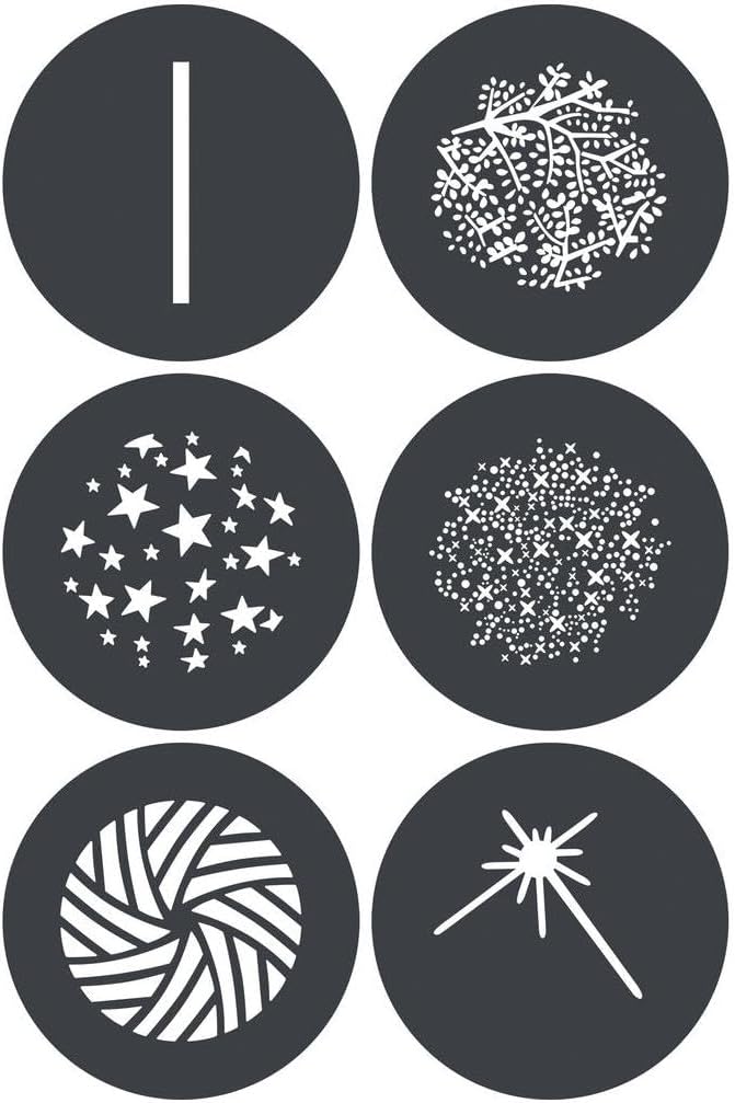 Godox GP-GS3 Spotlight Gobo Set - 6 Pack — main product image