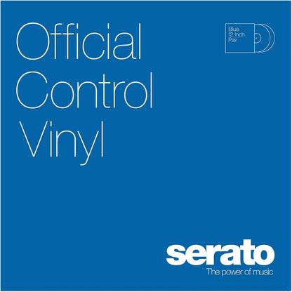 Serato - 12” Performance Series Control Vinyl Blue Pair