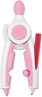 Westcott 14377 Soft Touch School Compass, Microban Protected