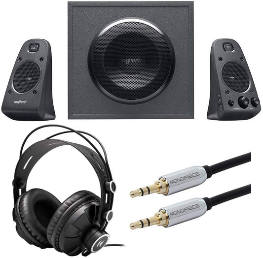 Logitech Z625 THX 2.1 Speaker System with Headphones